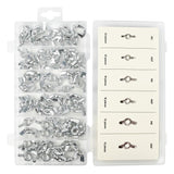 Jeu d'écrous papillon 100 pcs