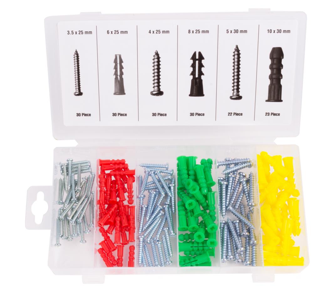 Schroef en plug set 165 dlg