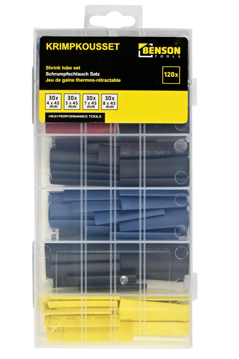 Shrink tube 120 pcs colour