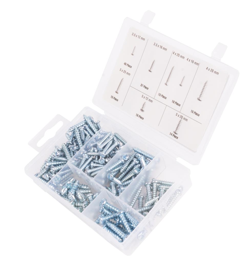 Blechschrauben-Set 175-tlg