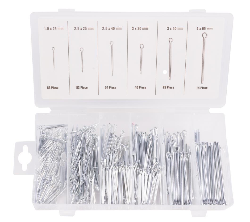 Jeu de goupilles fendues 300 pcs