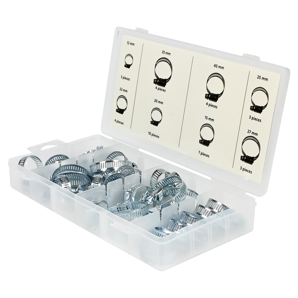 Schlauchschellen-Set 40-tlg
