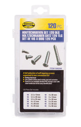 Ensemble vis à bois 120 pcs