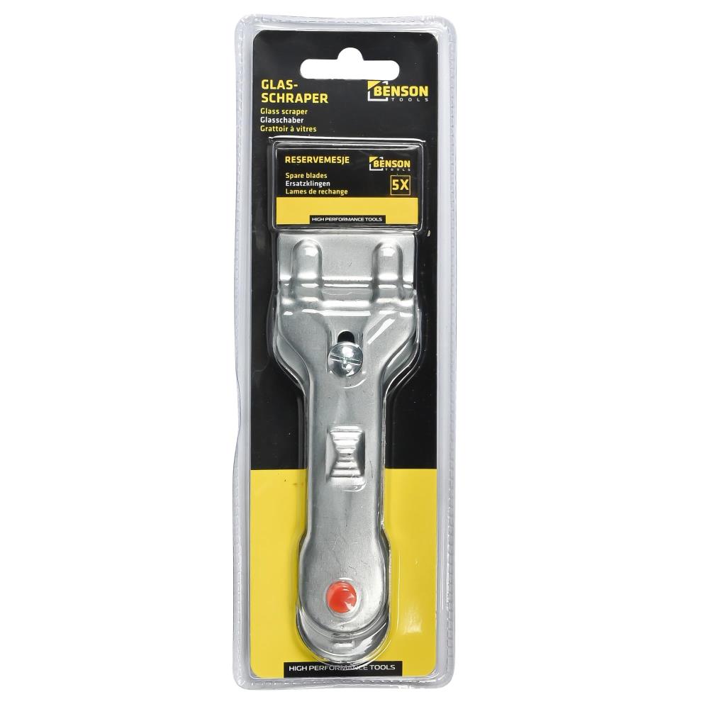 Glass scraper metal