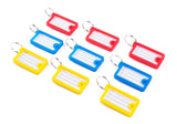 Porte clé étiquette 9 pcs rectangle