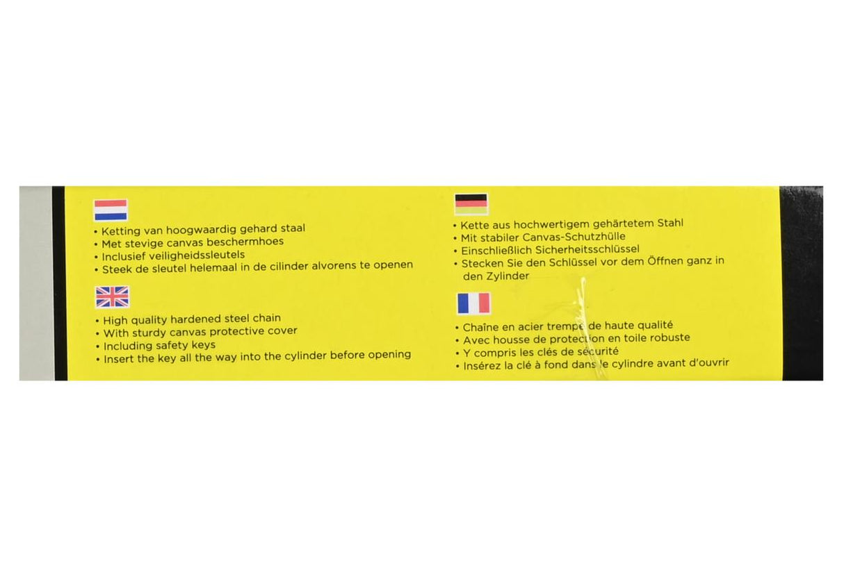 Chaîne antivol 163 8 x 1200 mm