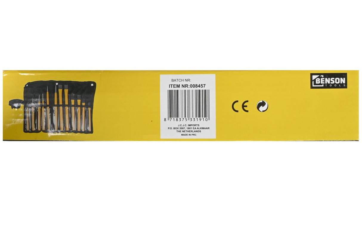 Beitel + drevel set 12 dlg jumbo