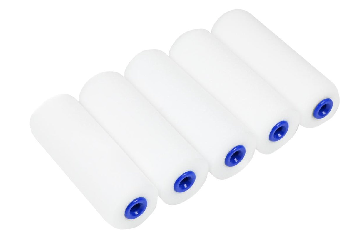 Lacquer roller foam round 10 cm 5 pcs