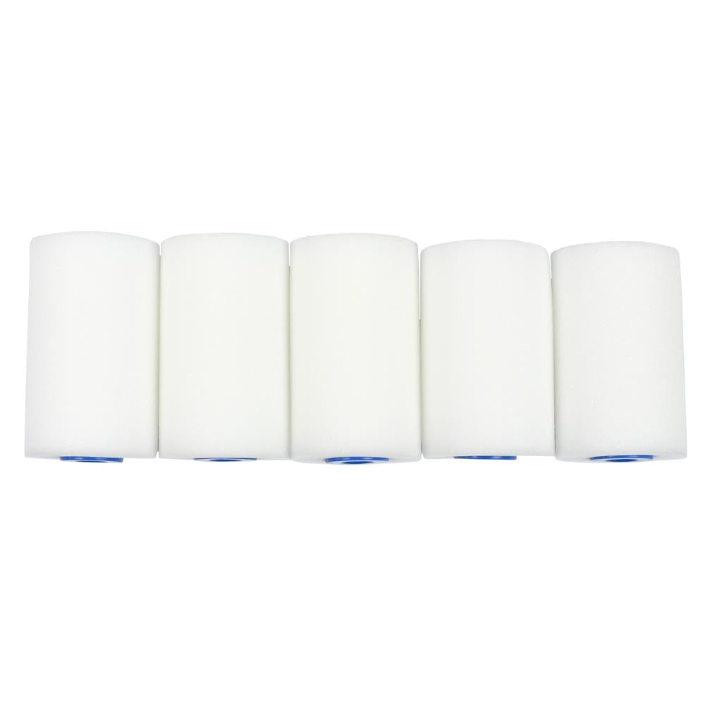 Rouleau à laque foam 5cm 5 pcs