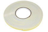 Weatherstrip foam 9 x 5 mm 5.5 mtr white