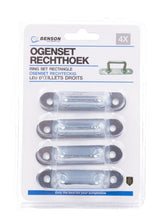 Ogenset rechthoek 4 dlg