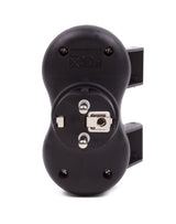 Steckdosenadapter 2-fach + SK + Deckel schwarz
