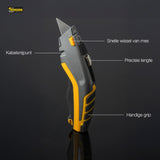 Utility knife auto-loading