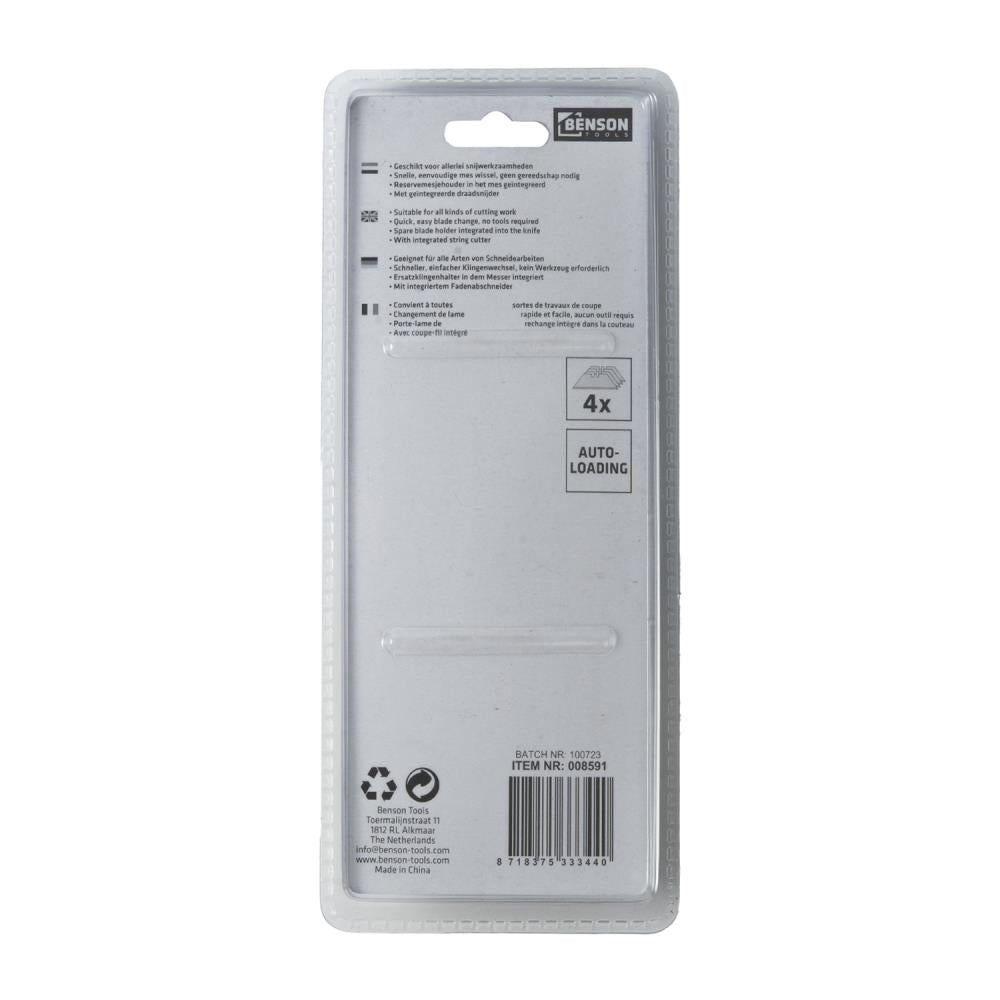 Utility knife auto-loading