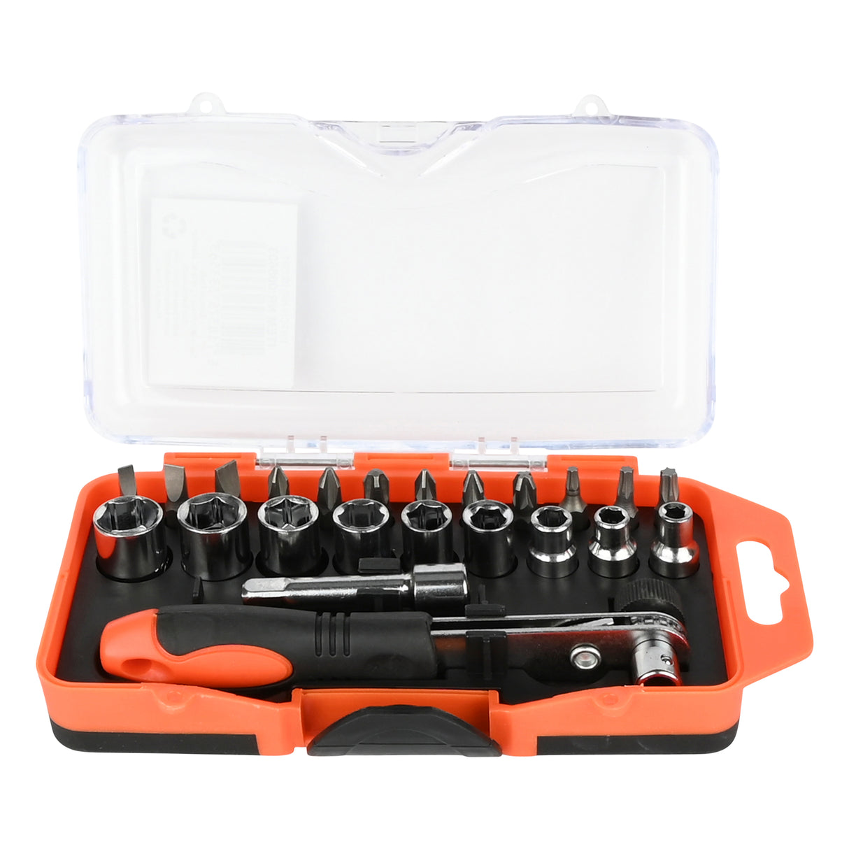Bit - socket set + ratchet 23 pcs