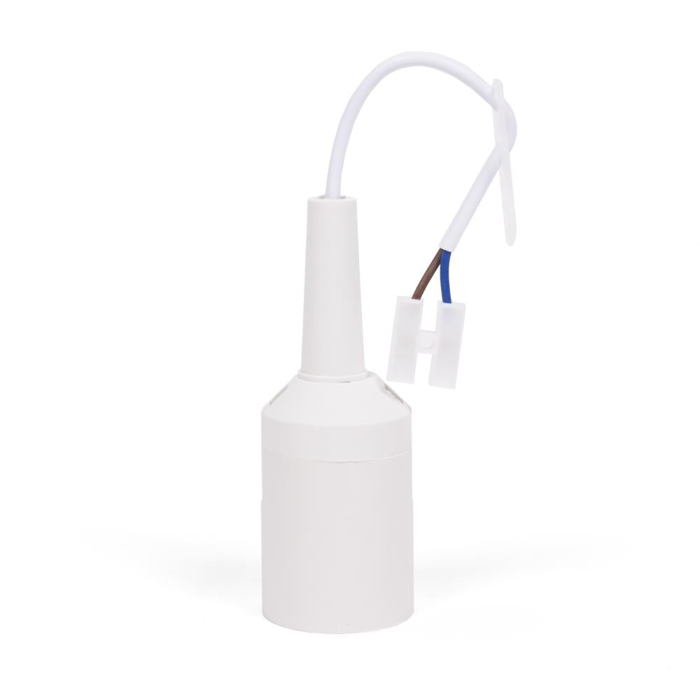Lamp holder removable E27 white