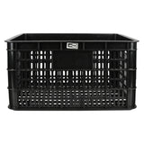 Caisse vélo plastique 48 x 35 x 26 cm noir deluxe