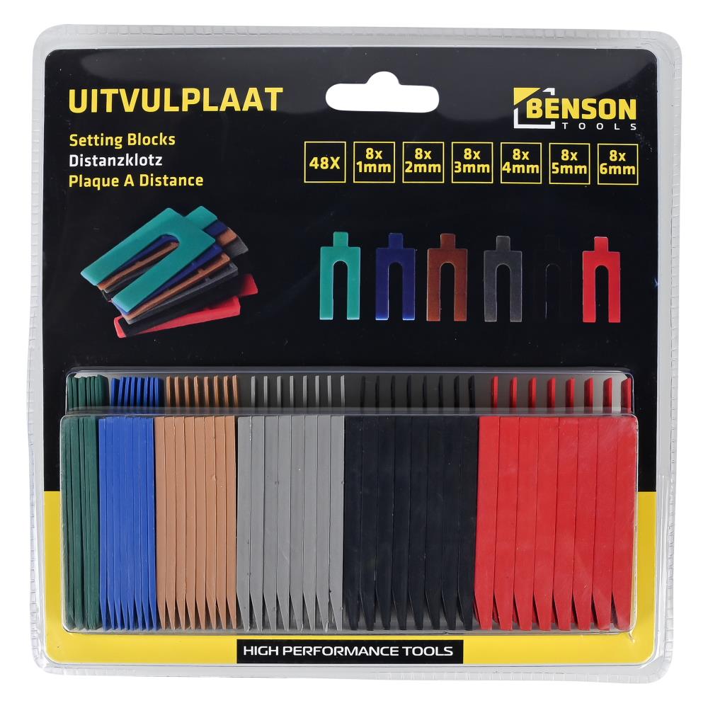 Setting blocks 48 pcs assorted