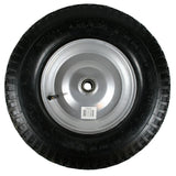 Rad + Reifen gross 4.00-8" Stahlfelge