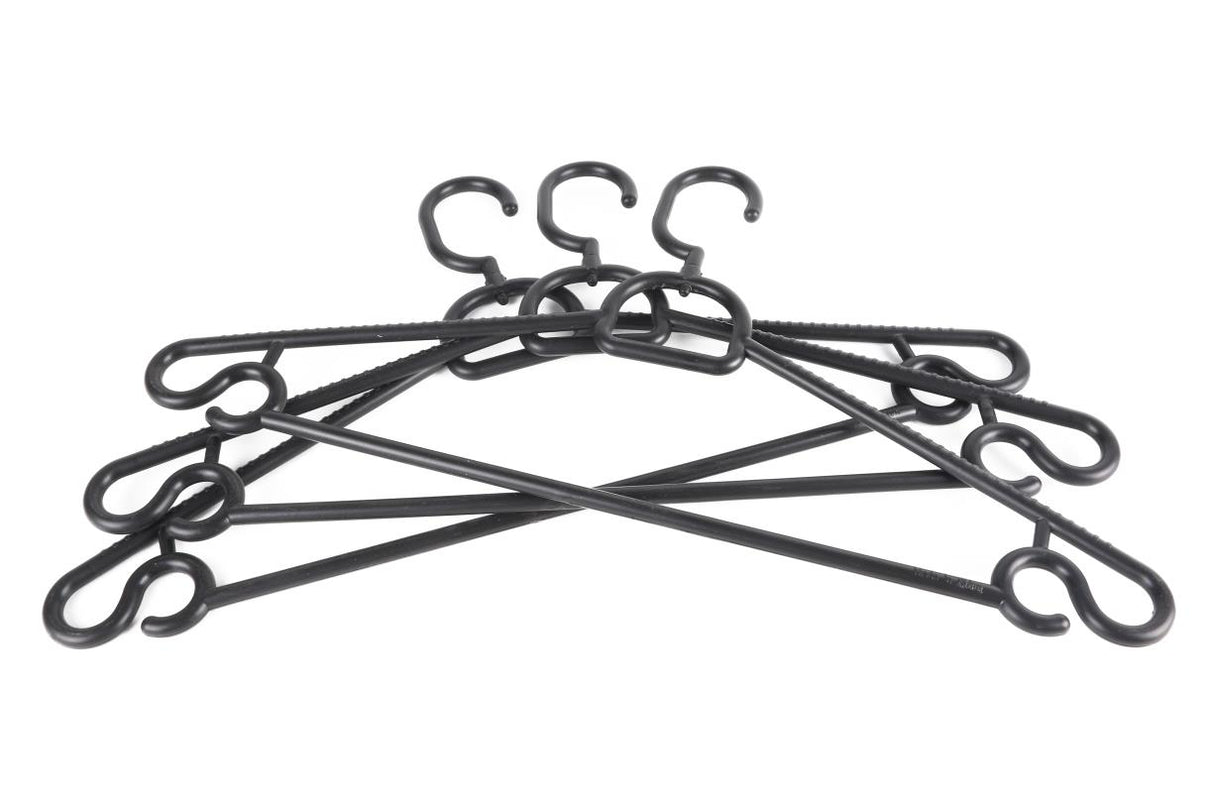 Clothes hangers 3 pcs black