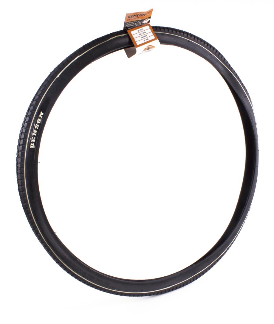Pneu velo 28 x 1 1/2 ligne blanche
