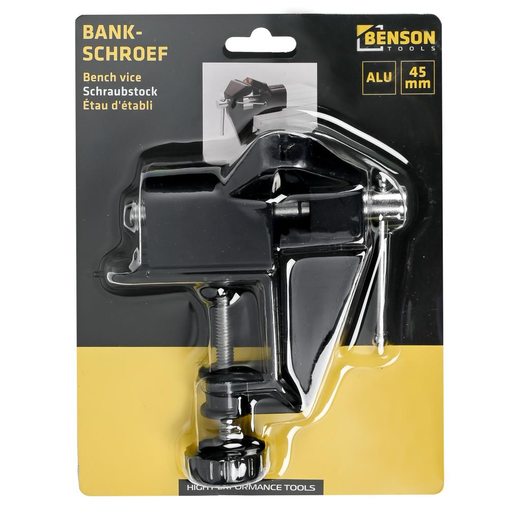 Bankschroef 45 mm alu
