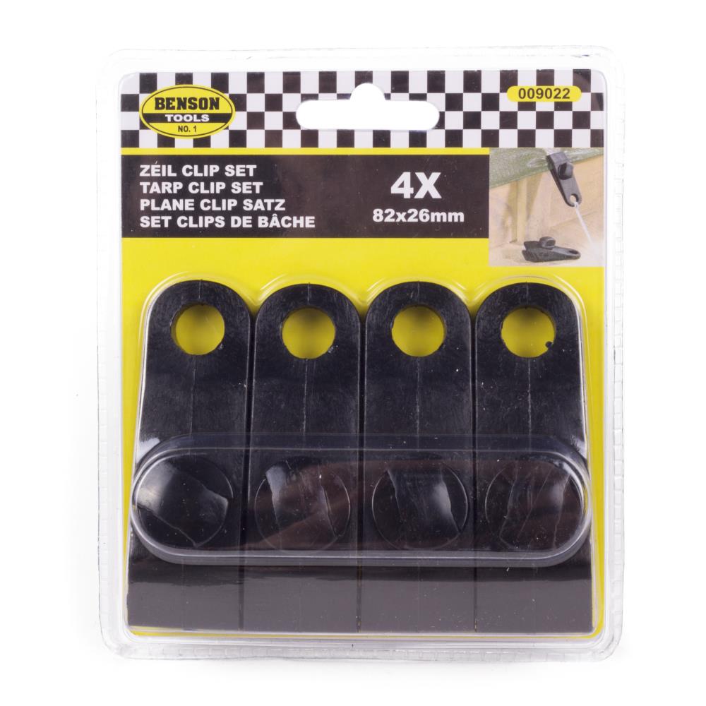 Set clips de bâche 4 pcs profi