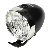 Phare vélo 3 LED noir