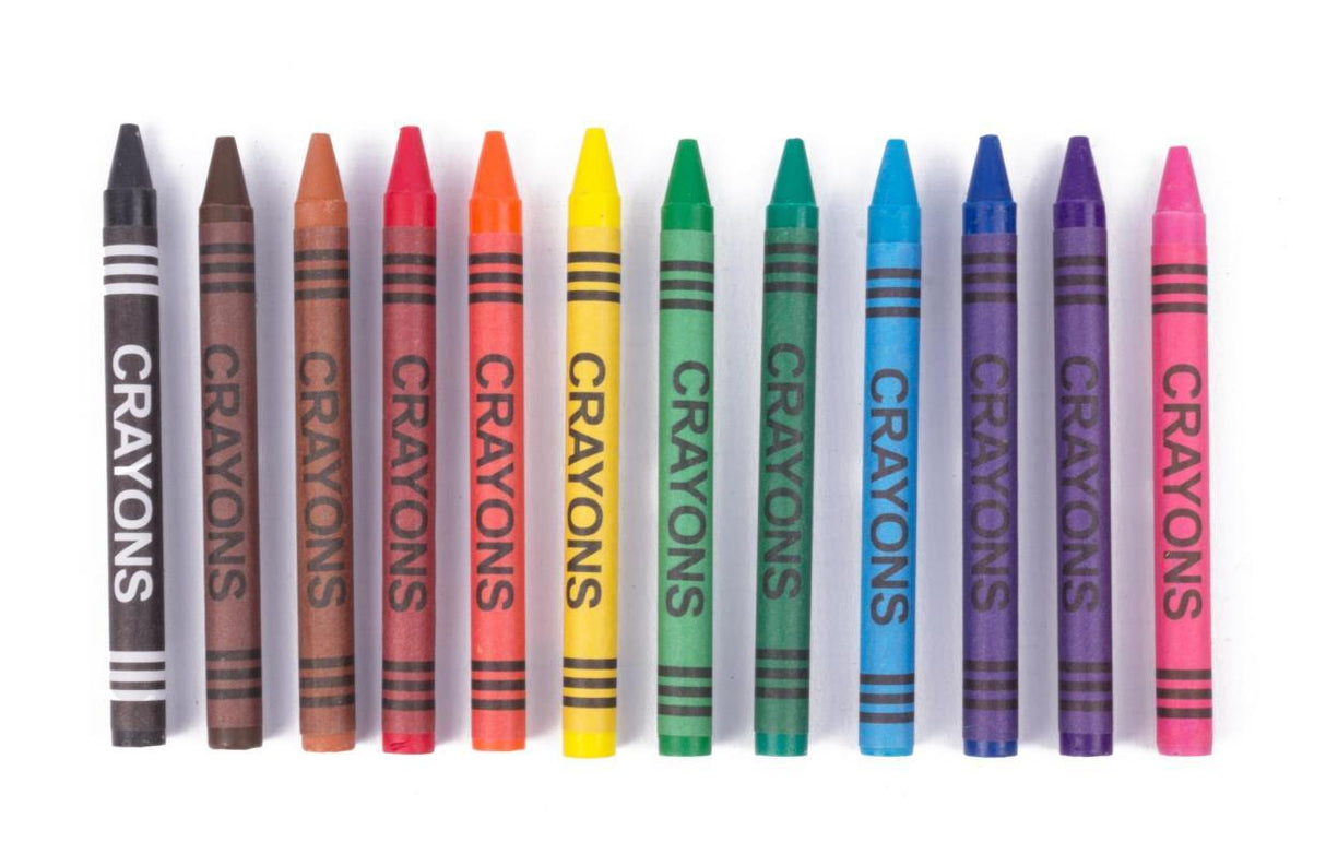 Crayon de cire 12 pcs ø8 mm