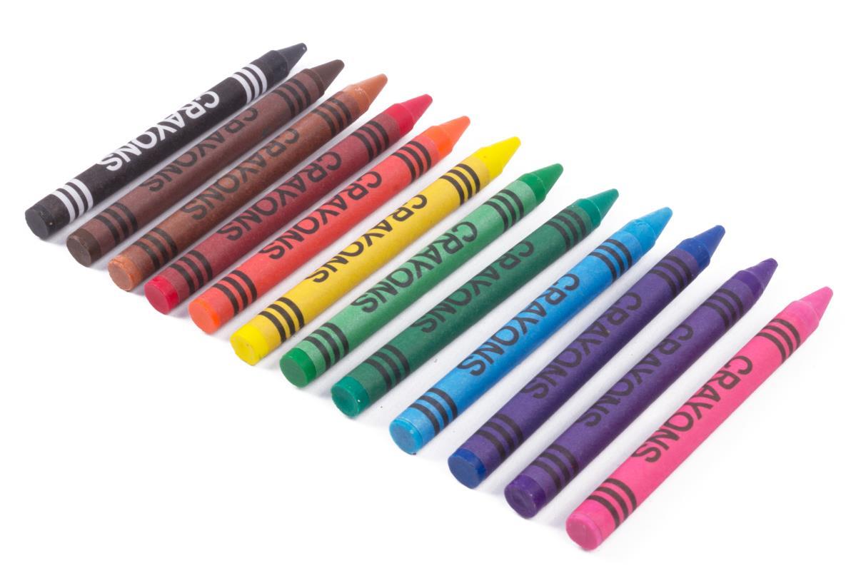 Crayon de cire 12 pcs ø8 mm