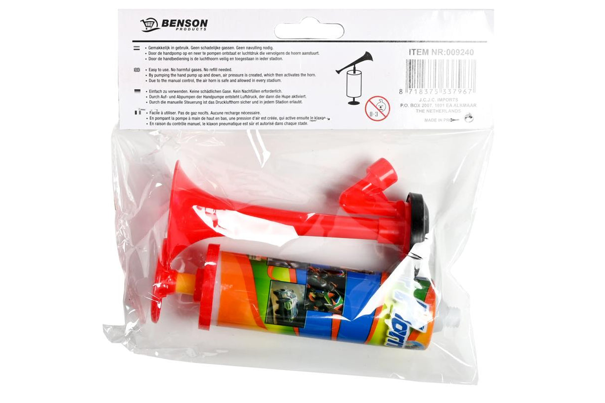 Air horn set + hand pump mini