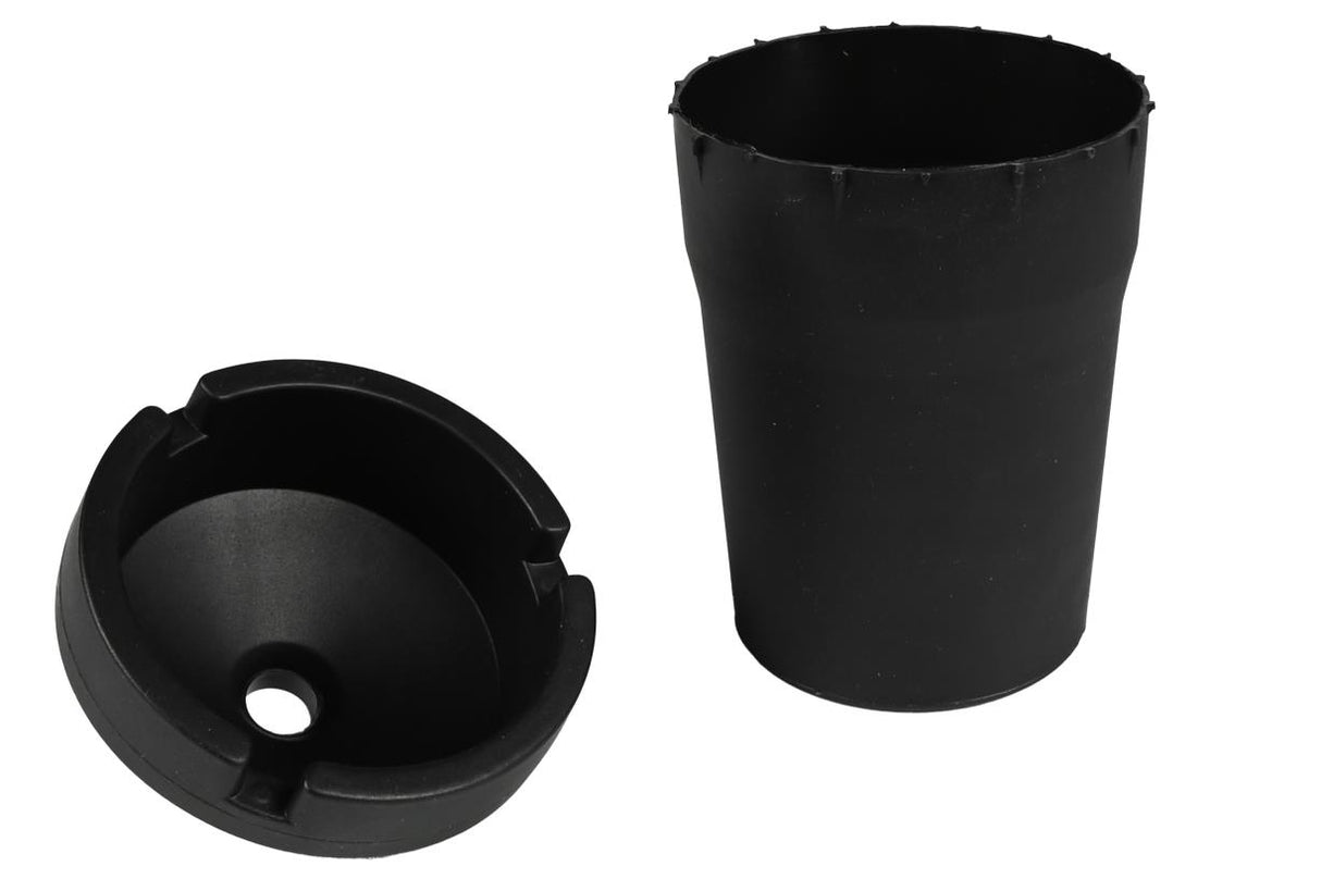 Ashtray self extinguishing mix display