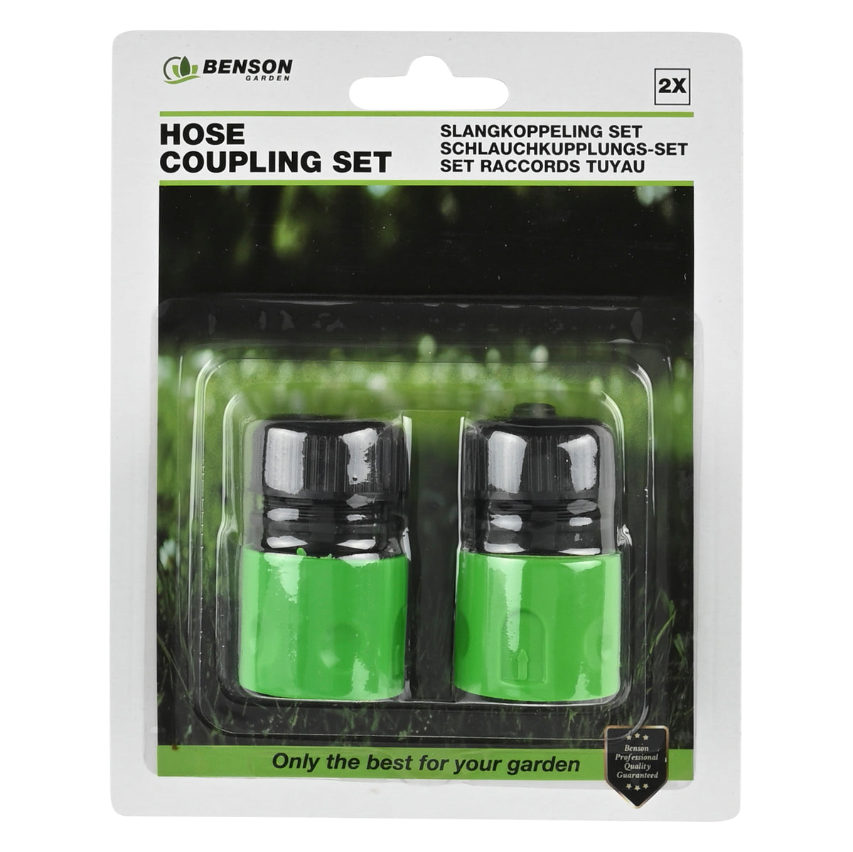 Slangkoppeling set 2 dlg actie