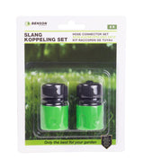 Slangkoppeling set 2 dlg actie