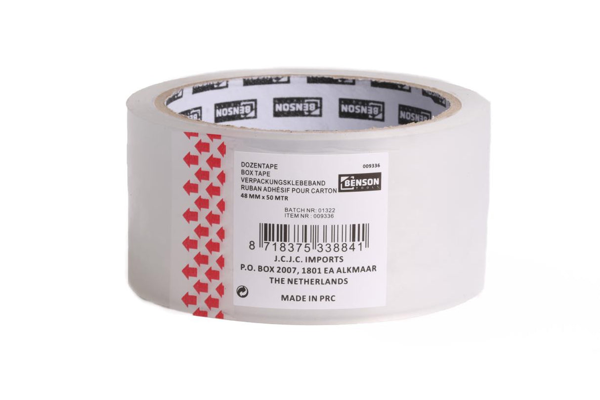 Box tape transparent 50 m x 48 mm promotion