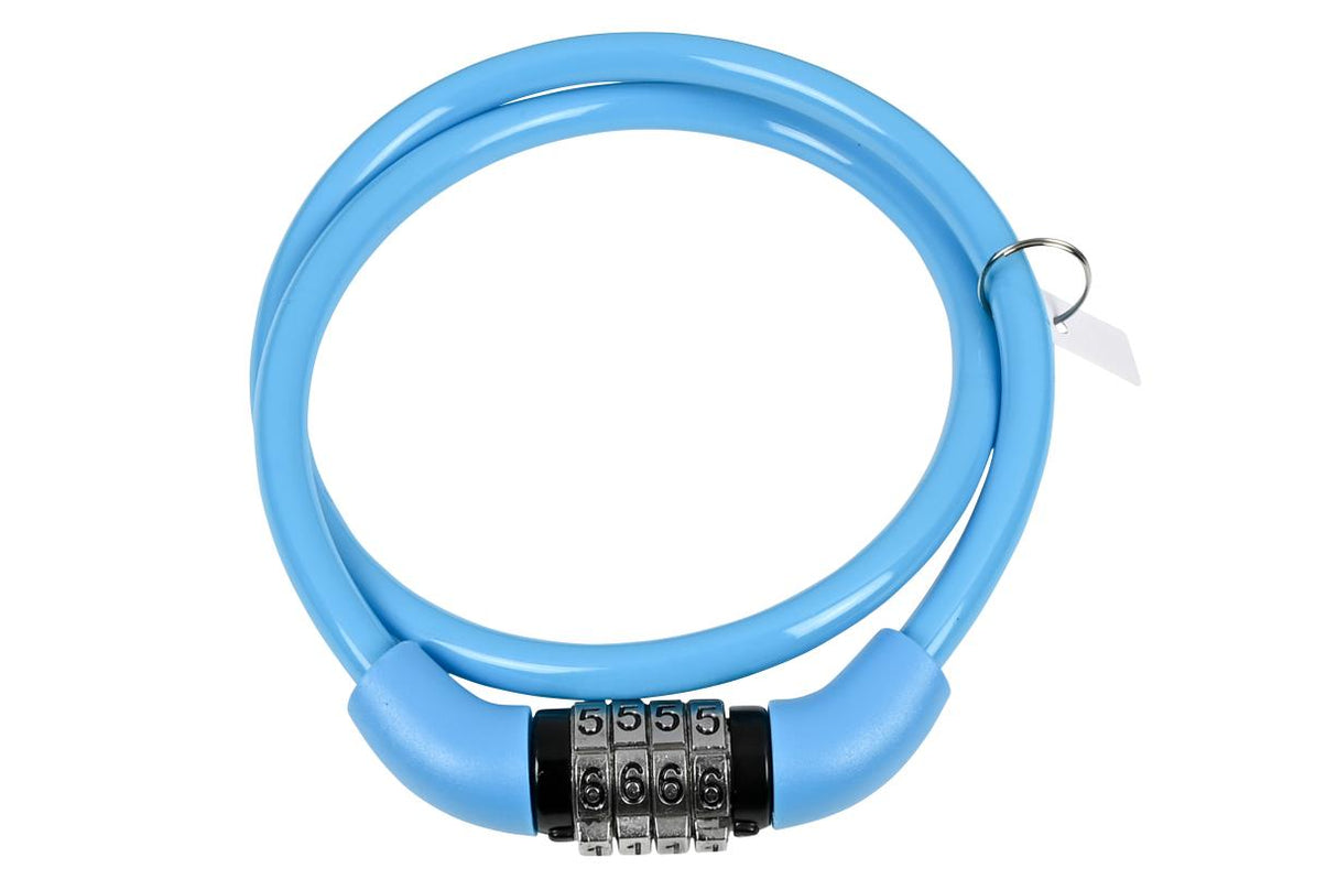 Cable- combination lock CodeKidz 8 x 650 mm mix