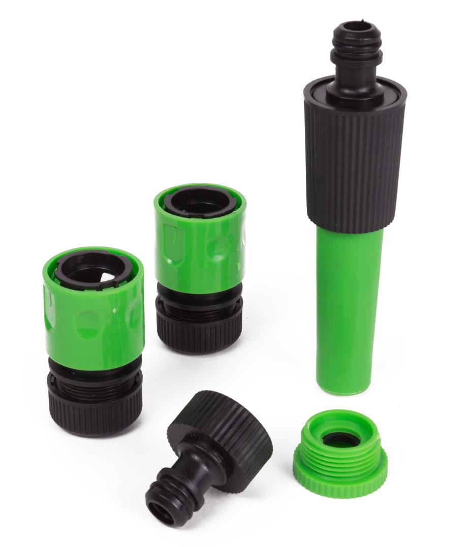 Kit raccords de tuyau 1/2" 4 pcs action