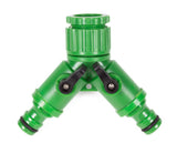 Raccord rapide tuyau 2-voies 1/2-3/4" action