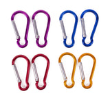 Carabiner hooks set 8 pcs 4 x 45 mm