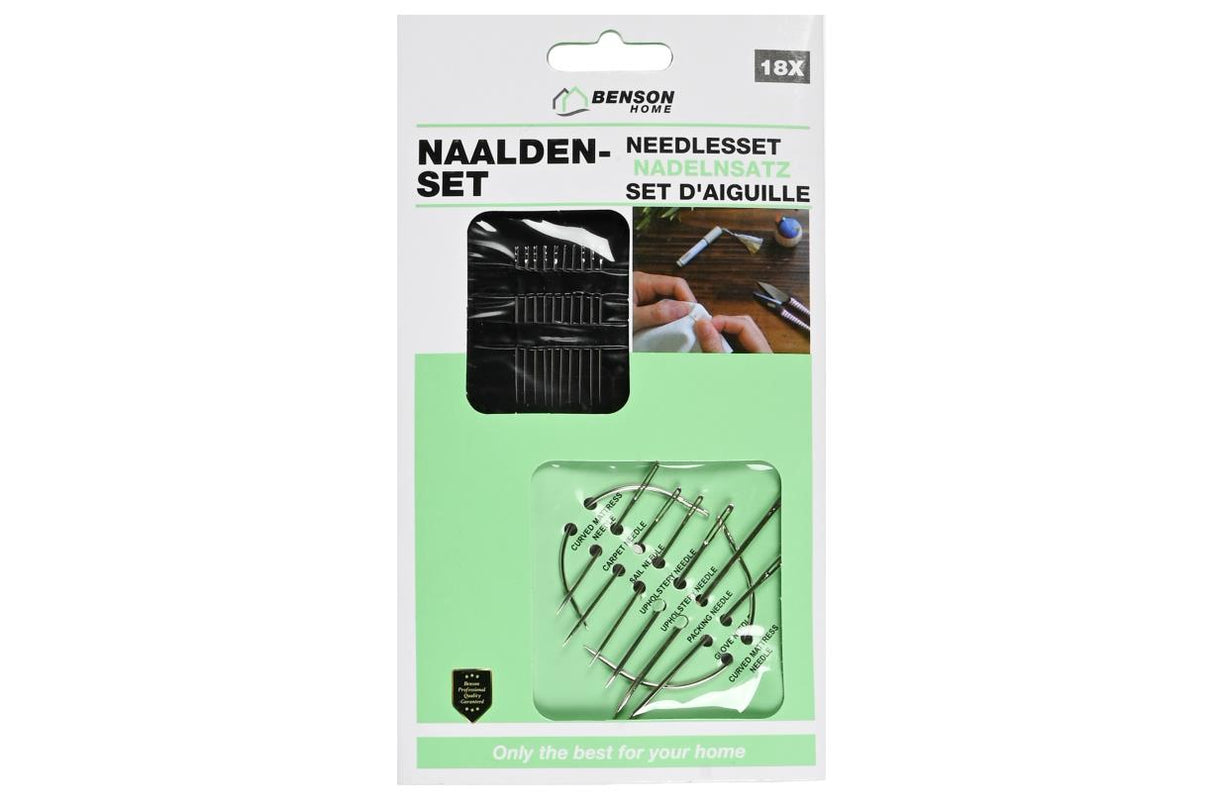 Naaldenset 18 dlg compleet