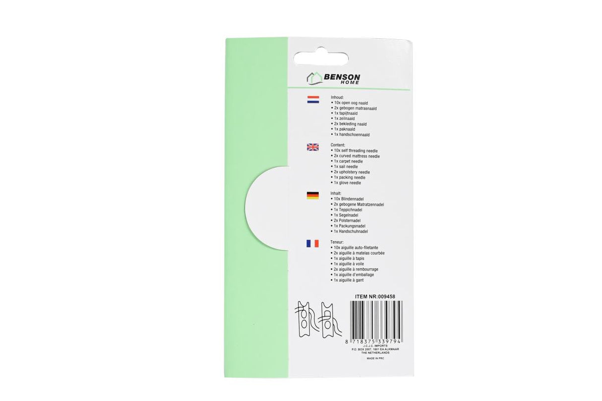 Naaldenset 18 dlg compleet