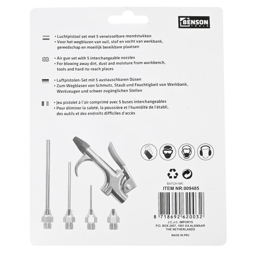 Luchtpistool set 5 dlg