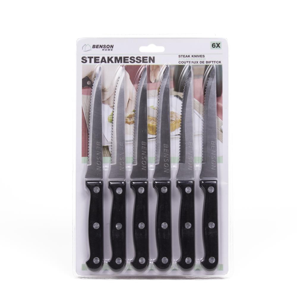Steakmessen set 6 dlg