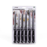 Steakmessen set 6 dlg