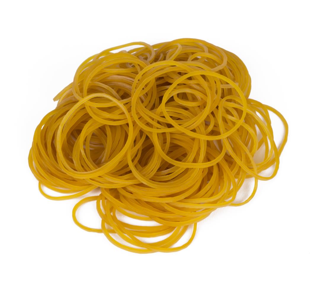Rubber bands 50 gr natural