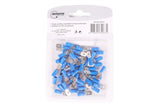 Kabelschoen 50 dlg man plat 2.5=>6.3 blauw