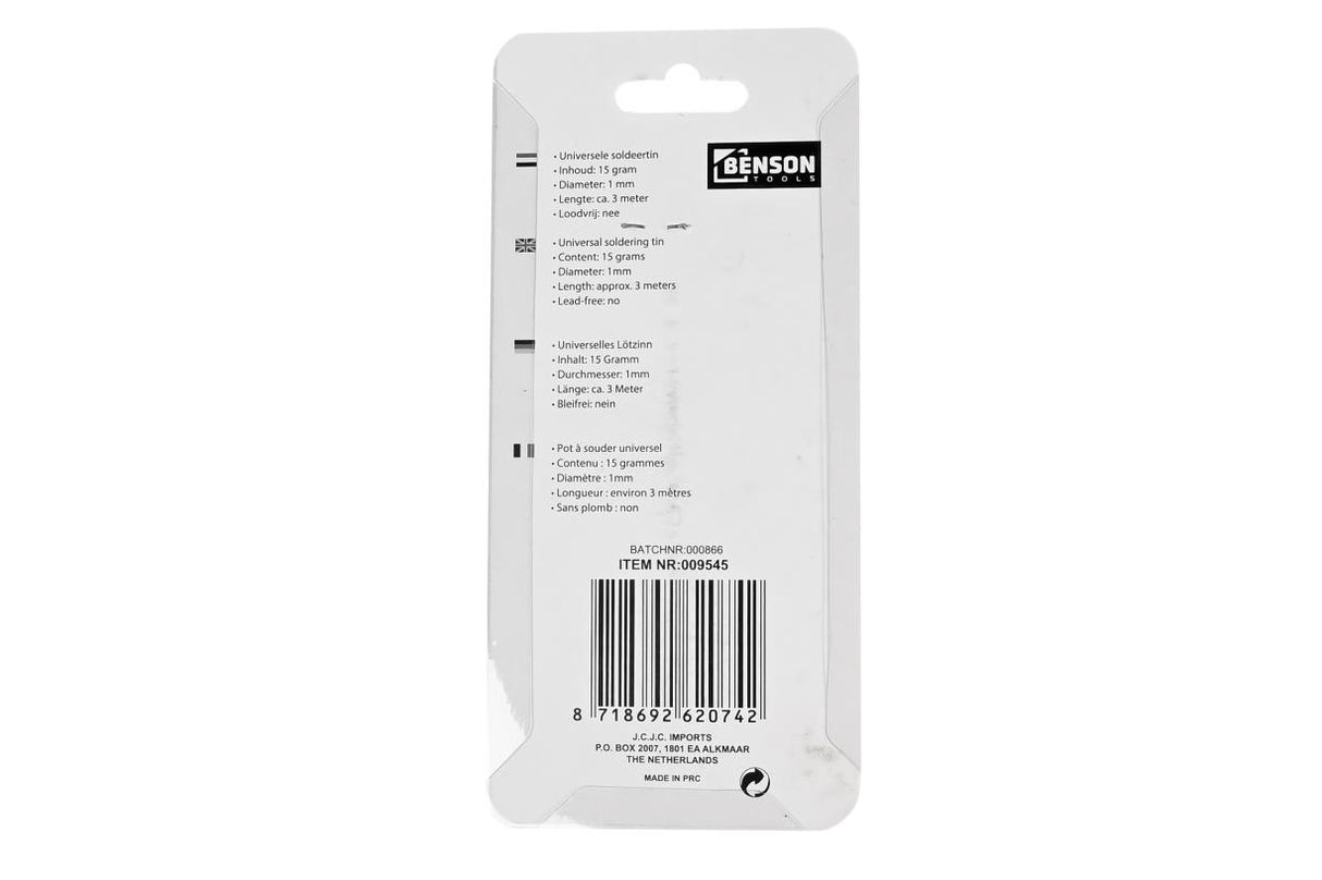 Lötzinn 15 gram ø1 mm