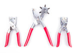 Punch pliers set 3 pcs + accessoires