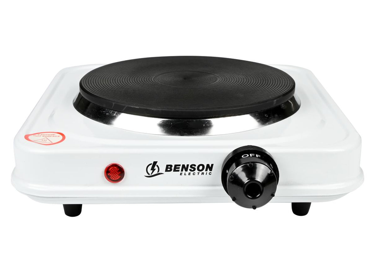 Plaque de cuisson electric simple blanc 1000W