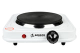 Plaque de cuisson electric simple blanc 1000W